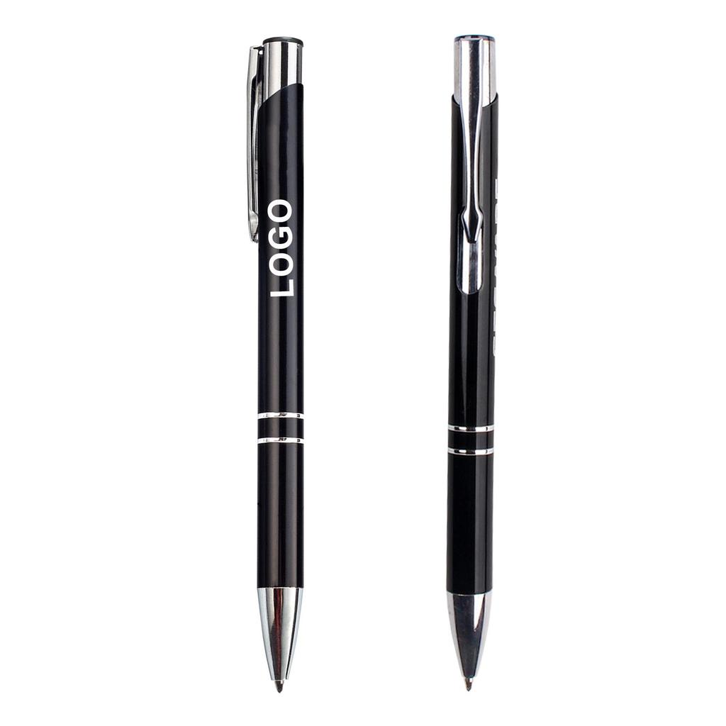 Aluminum Gel Ballpoint Pen with Customizable Laser-Printed Logo
