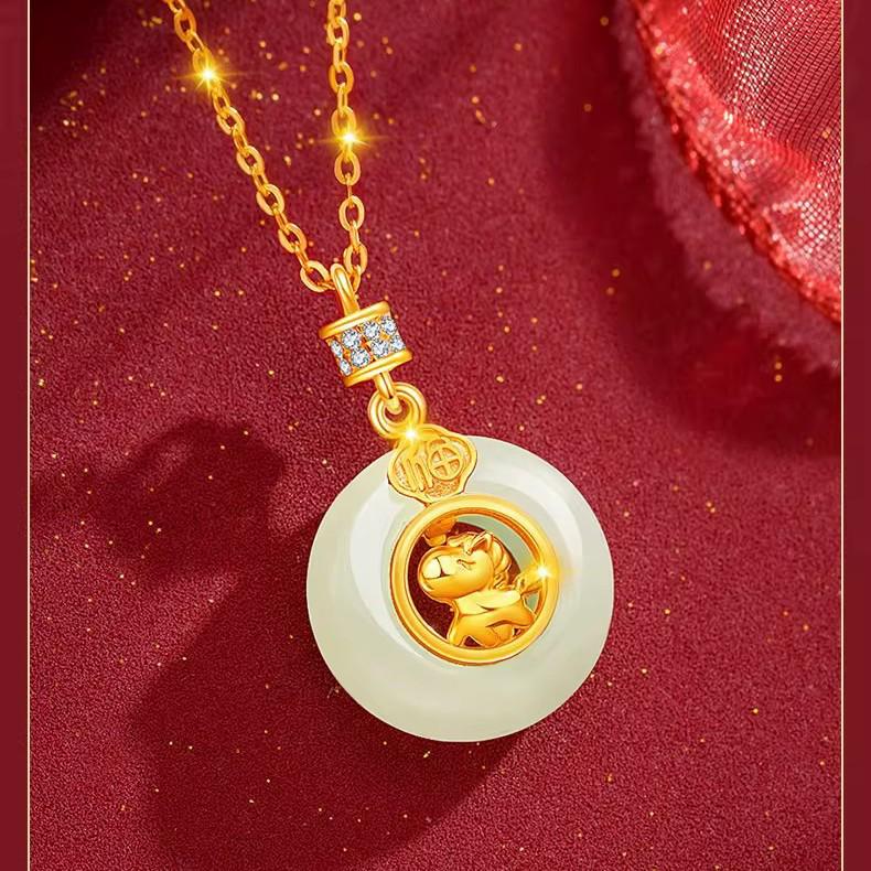 

Ожерелье «Поворотный момент» 2026 года Лошади: Благоприятный кулон, Новогодний подарок для девушки