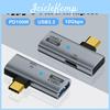C Charger Usb Headphone And Adapter 1 In 2 Out Type C Audio Adapter With Pd100w Fast Charging Usb C Splitter For Iphone