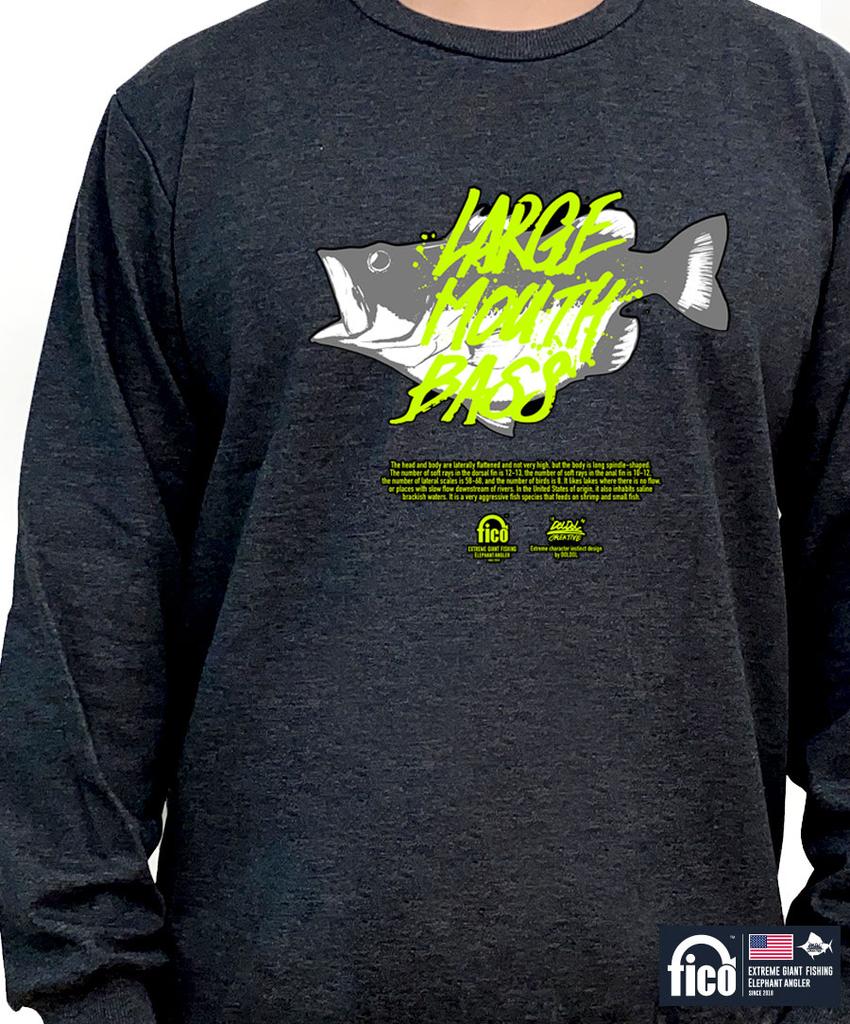 DOLDOL Fico-Mtm-172 Extreme Fishing Brand Pico Graphic Sweatshirt Long Sleeve