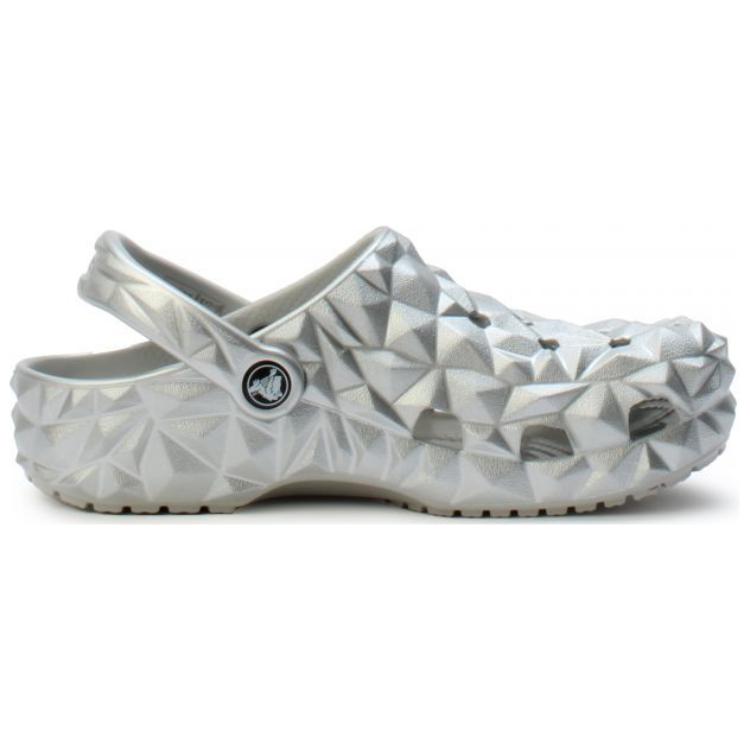 Crocs Eva Fashion Versatile Clogs Women Footwear Silver 210002-040