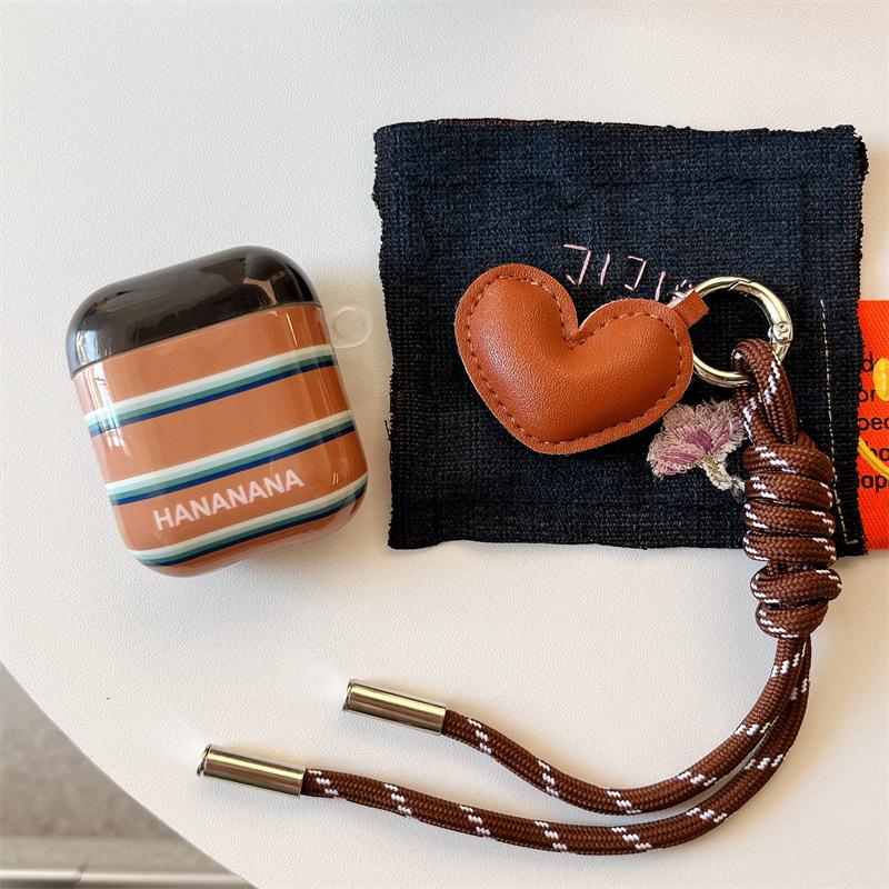 Niche ins retro stripe for AirPods pro1 generation protective case 1st generation pro1 apple bluetooth headset case