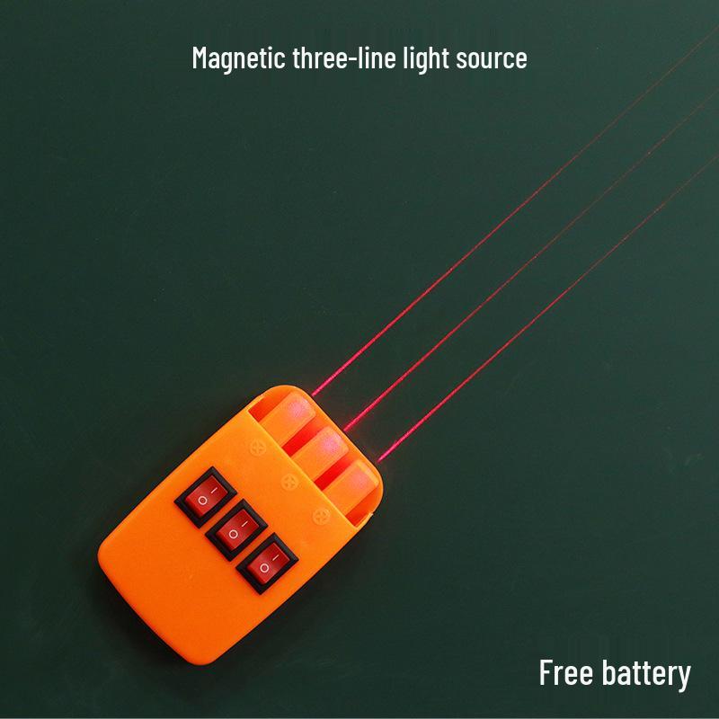 Magnetic Convex-Concave Lens Set for Light Refraction and Reflection.