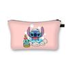 Stitch'S New Cosmetic Bag, Children'S Fashion Portable Double-Sided Toilet Bag, Girls' Outdoor Travel Clutch Storage Bag