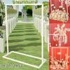75x30cm Modern Wedding Arch Stand Floor Standing White Wedding Bracket for Weddings, Birthday Parties, Banquets