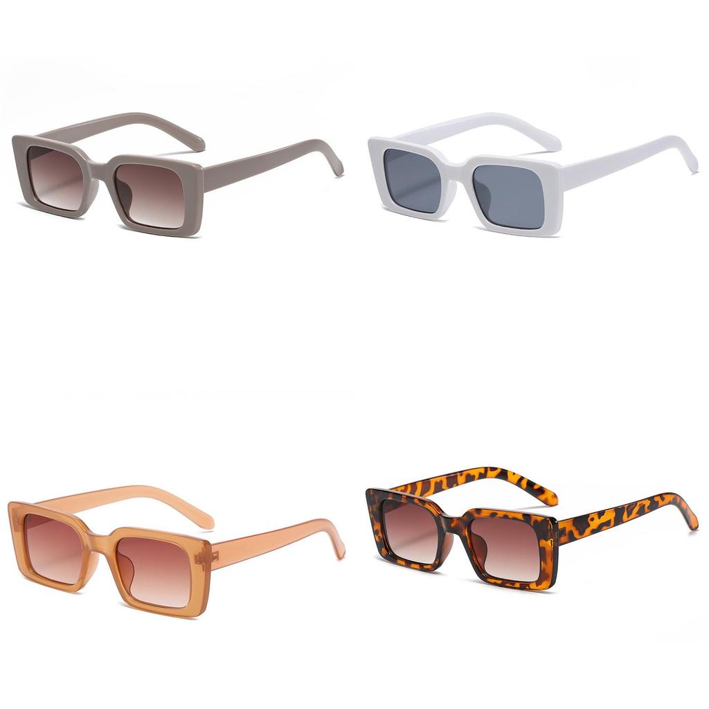 Sun Protection Square Sunglasses With Uv400 For Fashionable Outdoor Travel