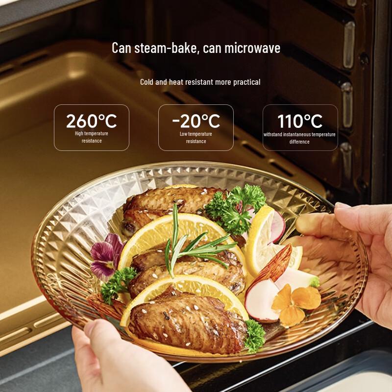 VISIONS Corning Crystal Glass Dinnerware Set