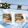 BinFu Anti-Slip 10-Tooth Ice Cleats