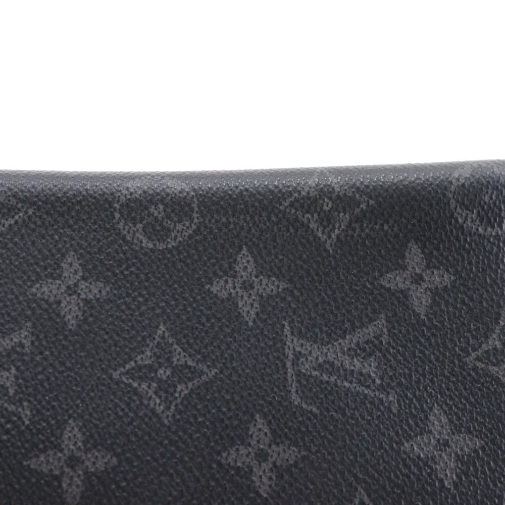 LOUIS VUITTON Brazza portefeuille Purse M61697 black/Monogram Eclipse mens Used