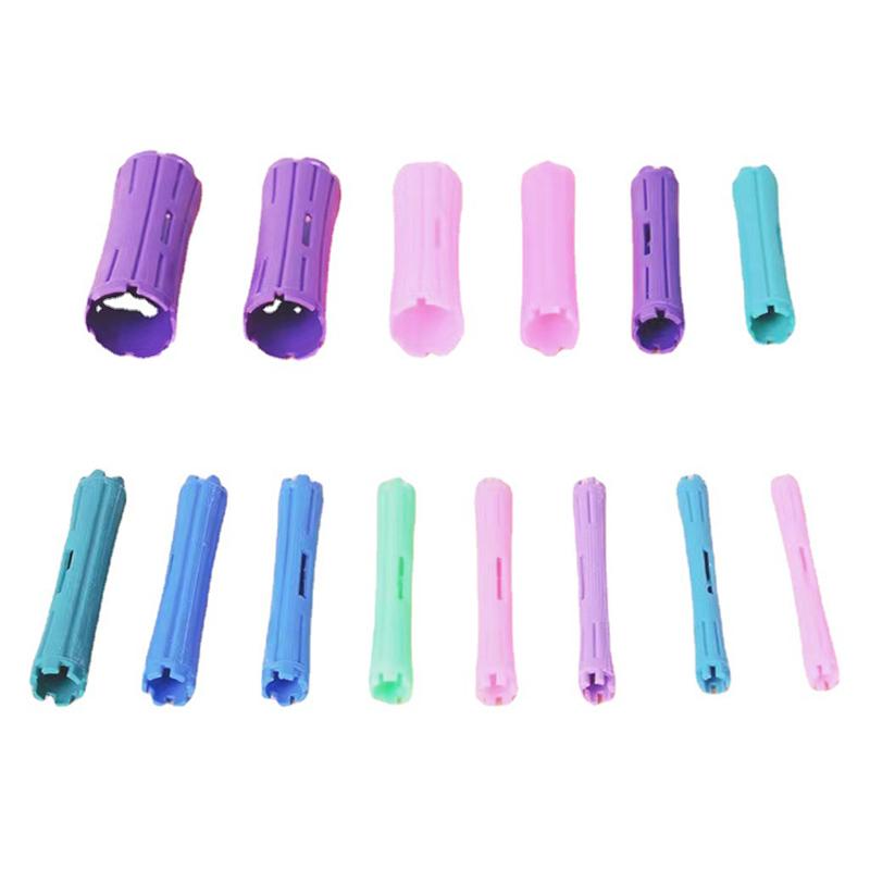 7/8/9/10 Stuks Hittevrije Krultang Geen Hitte Haarrollers Krulspeld Trek Kern Luie Krullen Flexi Staaf Golfvormers Haarstyling Tool