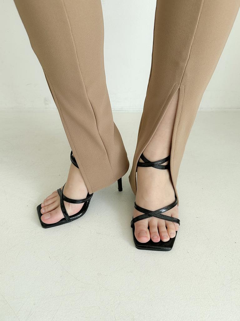 Chertoi Seoul Cross Strap Heel Sandals 3 Colors (Type B)