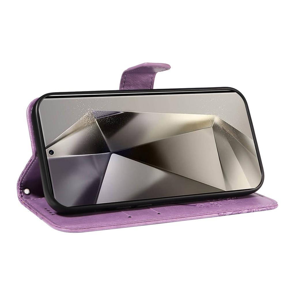 For Samsung Galaxy S25 Ultra Case Butterfly Pattern Leather Wallet Flip Phone Cover
