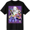 Dragon Ball Z Anime Frieza and Disciples Characters Black Shirt
