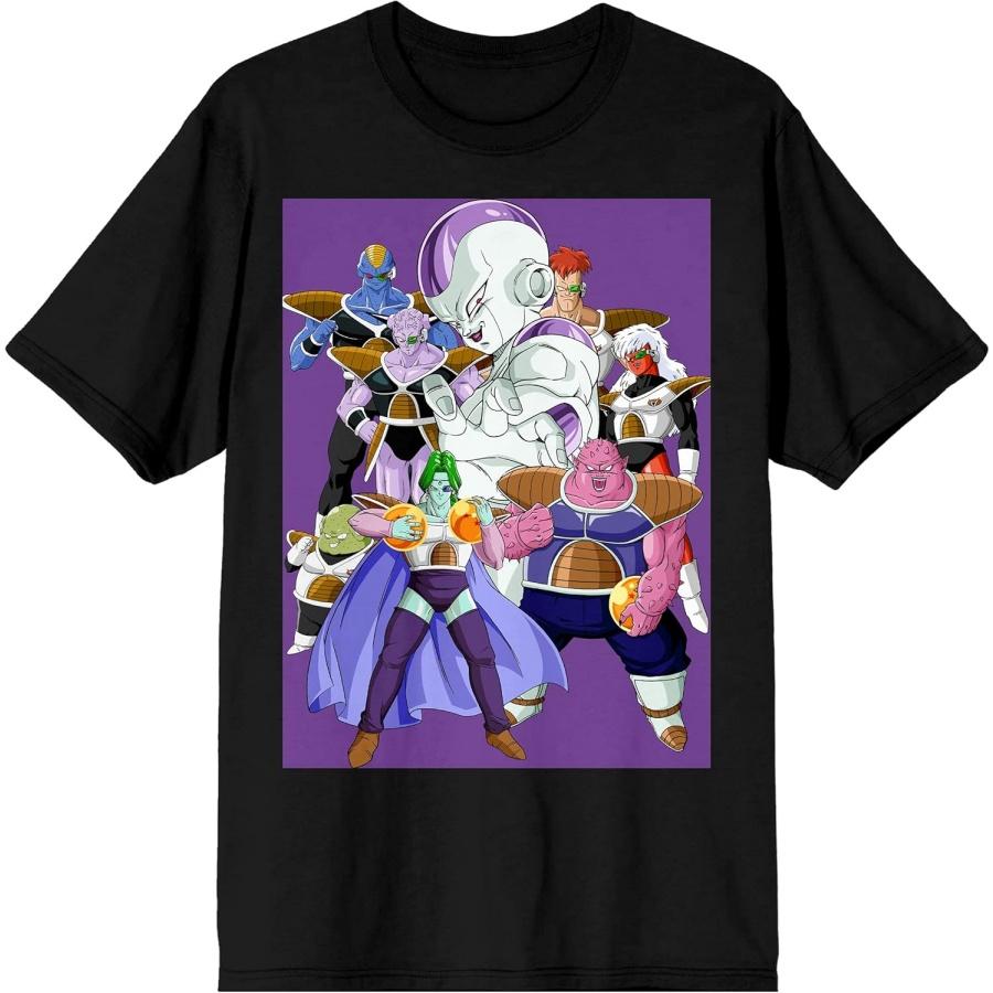 Аниме Dragon Ball Z Фриза и его последователи Персонажи Черная футболка S