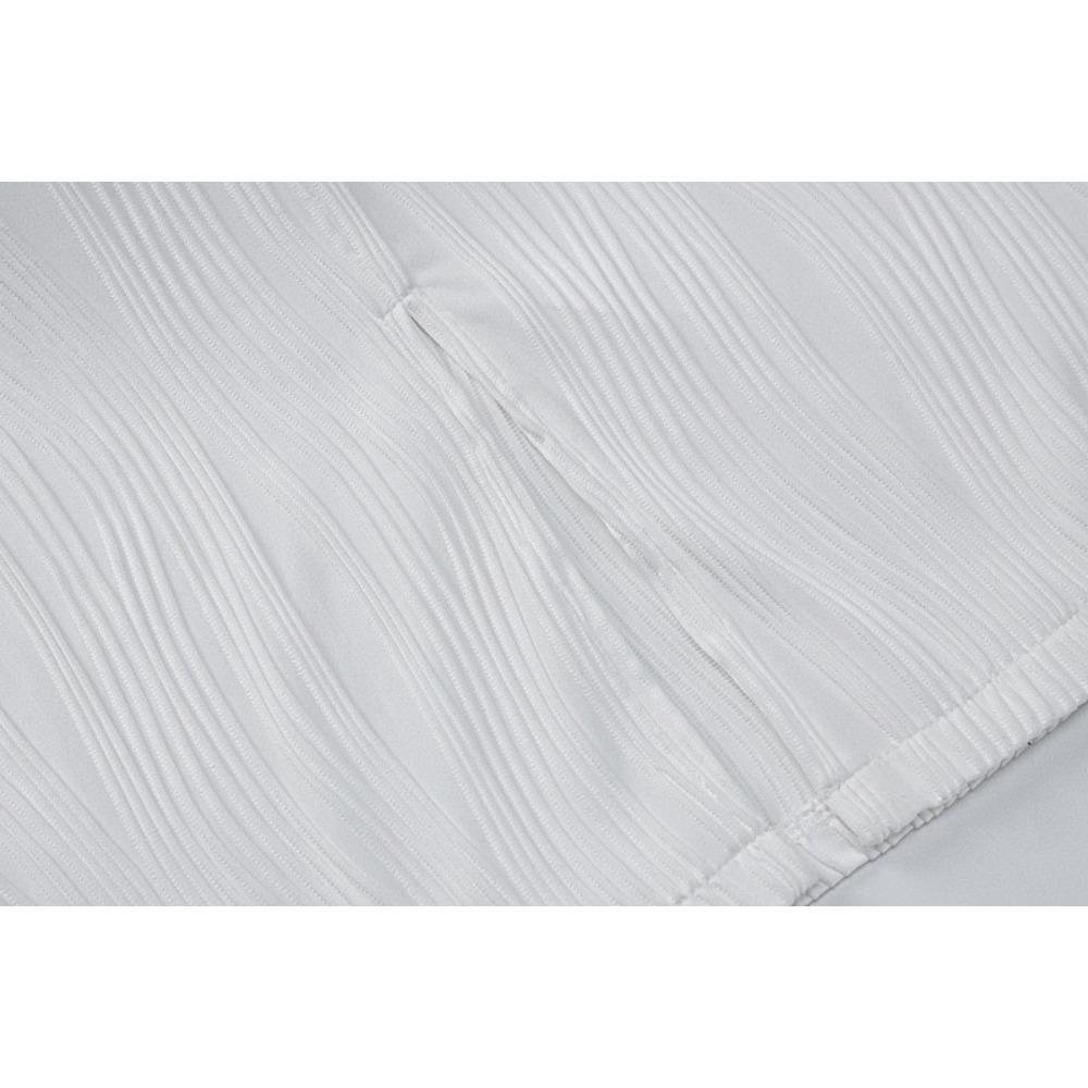 Vestito lungo da donna sexy, arricciato, senza maniche, aderente, tinta unita, estivo, da festa, con spacco sul retro, da clubwear, vestido, abiti da donna
