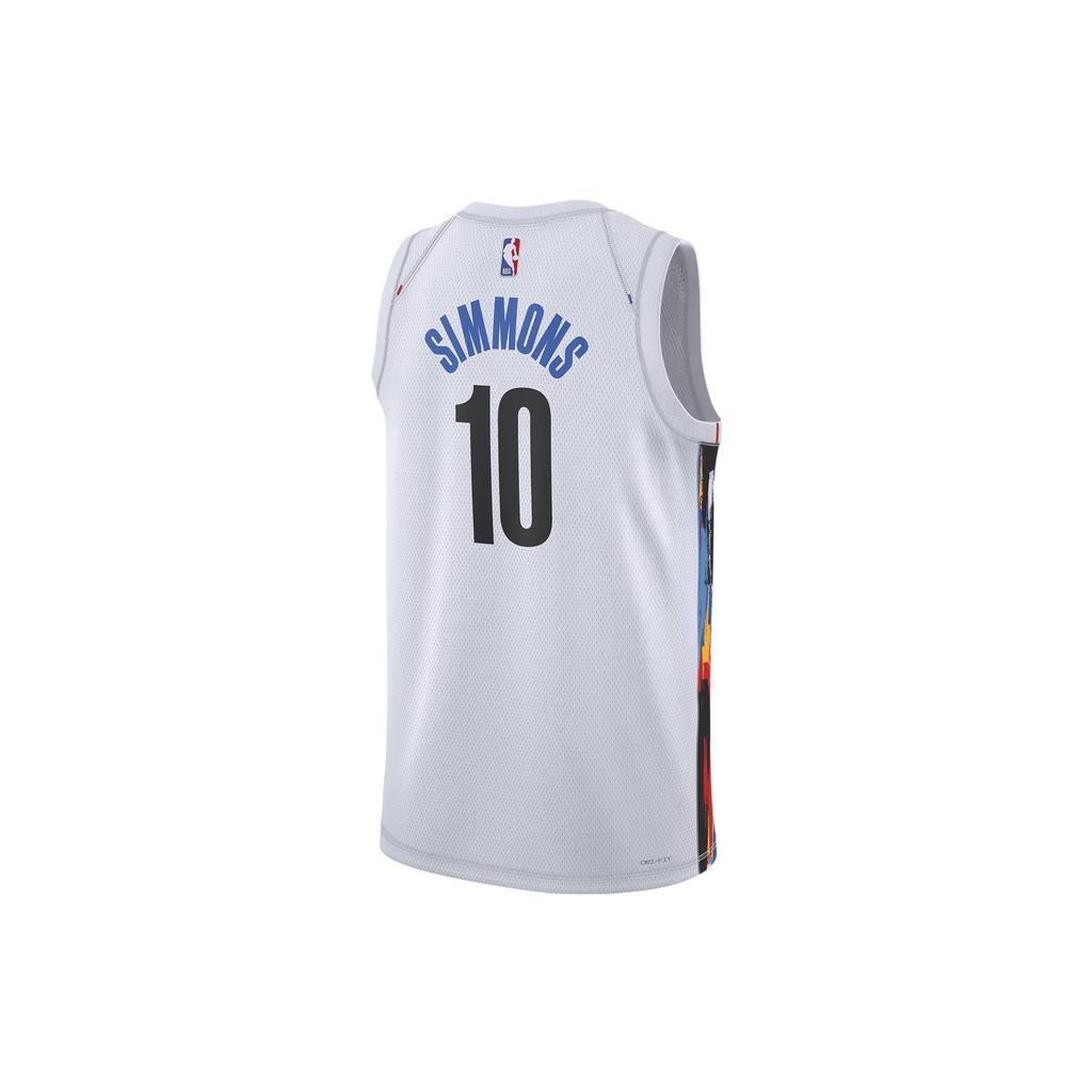 Nike NBA Basketball Jerseys Unisex White Moderate Straight Fit DO9585-104