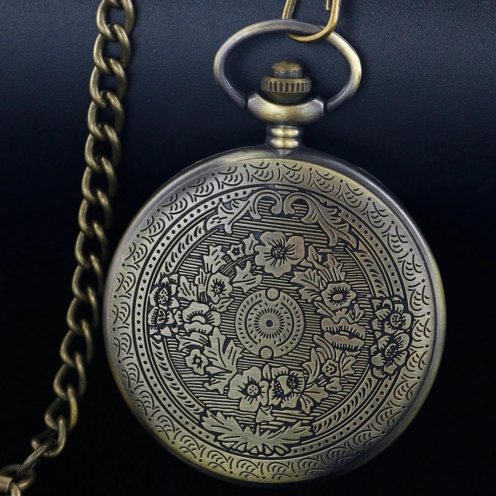 10pcs/lot Wholesale Quartz Pocket Watch with Arabic Numerals Chain Pendant Ideal Gift for Men Women Family Party Christmas Birt