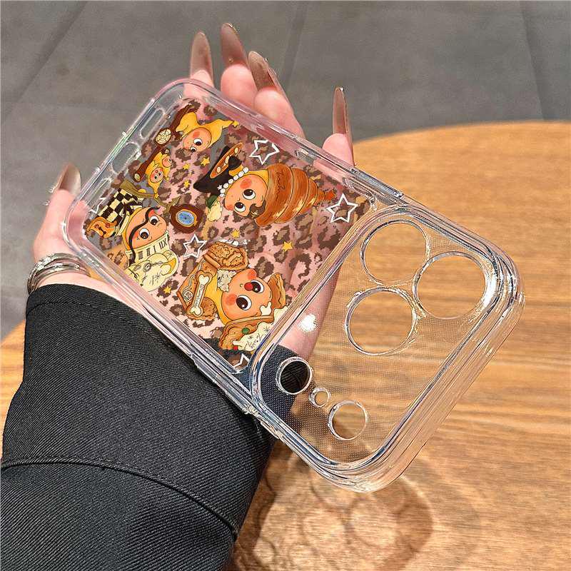 

Leopard Print Star iPhone Case: Compatible with iPhone 17 Pro Max, iPhone 16 Pro, iPhone 13, and for Women. 14ProMax