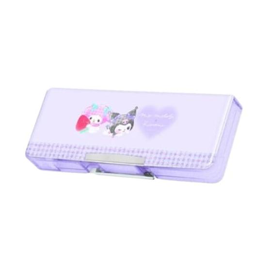 

My Melody x Kuromi Compact Pencil Case Double-Sided