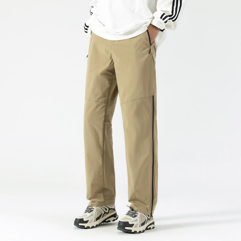 Overalls boys spring and autumn new straight loose casual pants drape straight waterproof charging pants