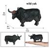 Oenux Zoo World Farm Animal Horse Cow Pig Sheep Goat Donkey Model Action Figures Lion Tiger PVC Educational Cute Kids Toy Gift