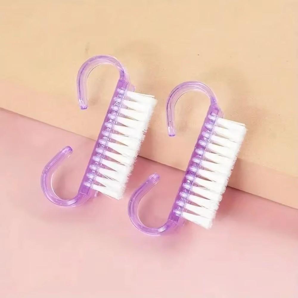 4PCS/SET Dedusting Nail Cleaner Soft Bristles Pedicure Brush Acrylic Nail Brush Tools  Nail Care