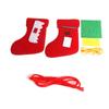 Vlies Weihnachtsstrümpfe DIY Kinder Handgemachtes Lernspielzeug Kindergarten Kreative Dekoration Weihnachtsgeschenke
