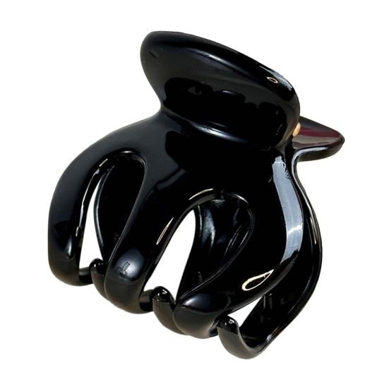 

Форма тыквы, высокий зажим для хвоста, противоскользящий весенний дизайн, полупрозрачные волосы на затылке, заколка в виде акулы, головной убор, аксессуары для волос чёрный