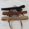 Narrow Women Waist Chain Waistband Retro Waist Belt Lace-up Belt  Decorative Dress