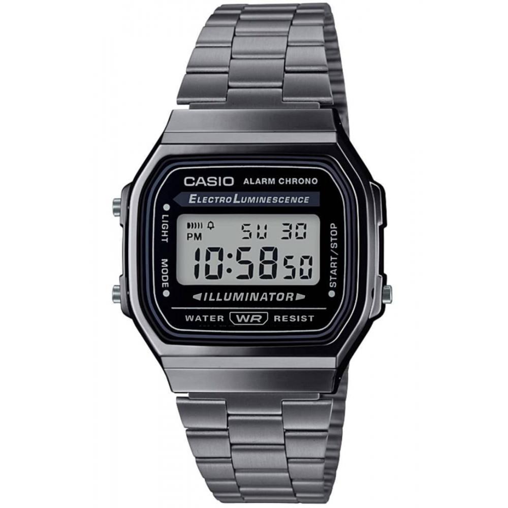 

CaSio A168wgg 1a [] [CaSio] Цифровые наручные часы Стандартные мужские женские детские серые металлические