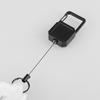 High Resiliences Steel Wire Rope Elastic Keychain Easy To Pull Buckle Keyring