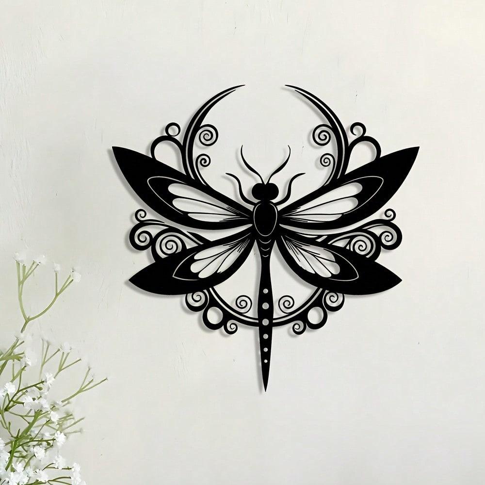Elegant Metal Dragonfly Wall Art for Home & Garden Decor