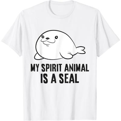 My Spirit Animal Is A Seal Cute Sea Lion T-Shirt