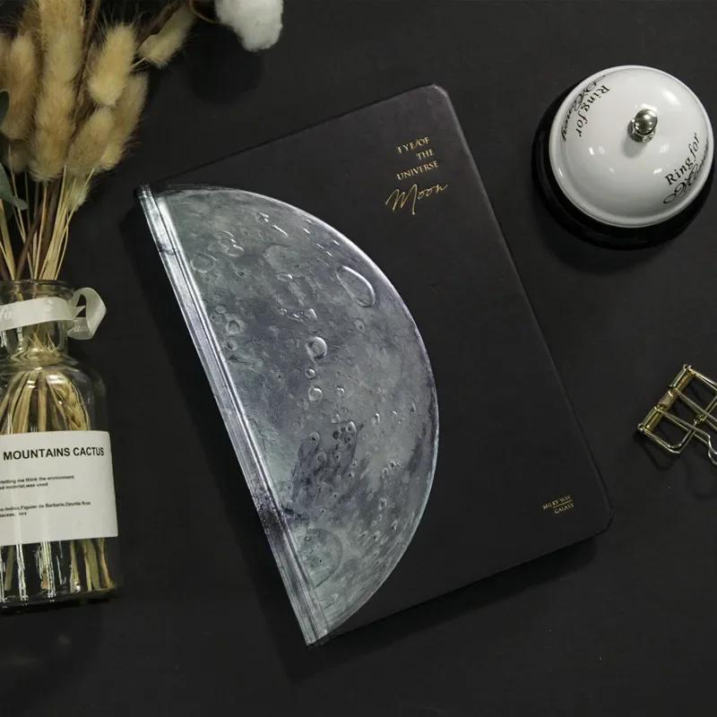 Creative Universe Starry Sky A5 Notebook Jupiter Diary Page Illustration Handbook Notebook Learn Supplies Study Notebook