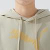 Puma Letter Logo Printed Hooded Casual Long Sleeve American Vintage Sweatshirt Unisex sweatshirt Gray Earth 625822-90