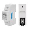 220V Digital 1 Phase 2 Wire 2P Din Rail Electric Meter Electronic KWh Meter(20(80)A)