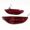 1 Pair Car LED Rear Bumper Light For Hyundai Accent Verna Solaris Brio 2008-2015 Tail Reflector Brake Fog Lamp Turn Signal