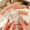 5Pcs Self Sealing Jewelry Zip Lock Bags Frosted Earring Ring Necklace Organizer Jewelry Pouch