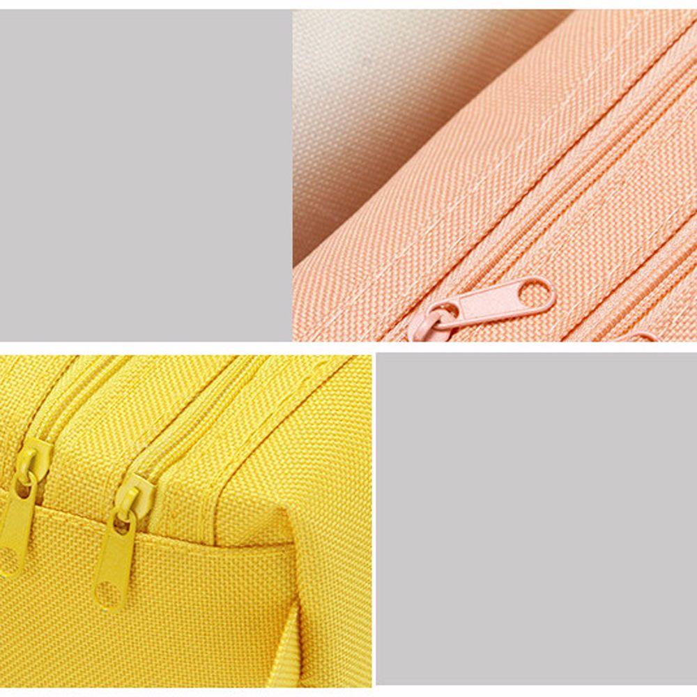 Student School Stationery Big High Capacity Candy color Pencil Case Pen Bag Double layer Pen Case