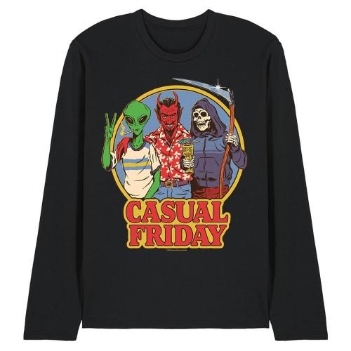 Steven Rhodes Unisex Adult Casual Friday Long-Sleeved T-Shirt
