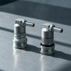 Lock Disconnect with Elbow 90-Degree Keg Fitting Stainless Steel Corny