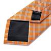 7 Colors Mens Plaid Paisley Silk Necktie Hanky Cufflink Tie Clip Boutonniere Set for Wedding Party