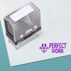 Printtoo Self Inking Rubber Stamp - Pre-Inked Office Stamp - Stationary Stamp - COLOP P20 Mini Stamper - Teachers Stamp -
