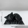 Pillow Style Sleeping Posture Cat Sculpture, Sleeping Cat Statue Ornament on The Pillow, Designed Specifically for Cat Lovers