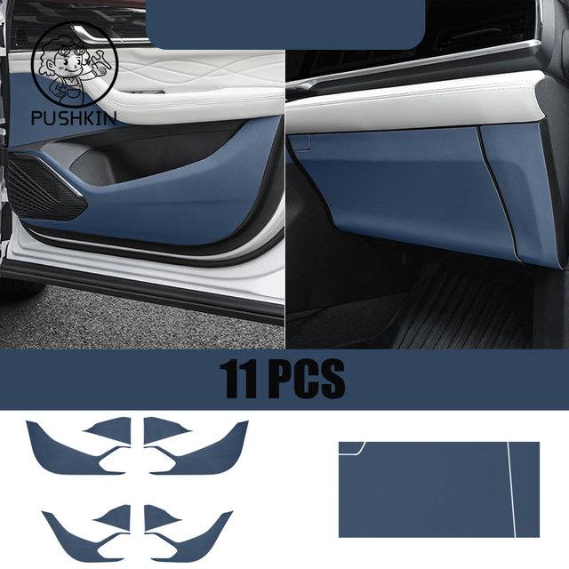 Car Door Anti Kick Pad Leather Protection Film for GEELY Monjaro KX11    Protector Stickers  Trim Car Accessories
