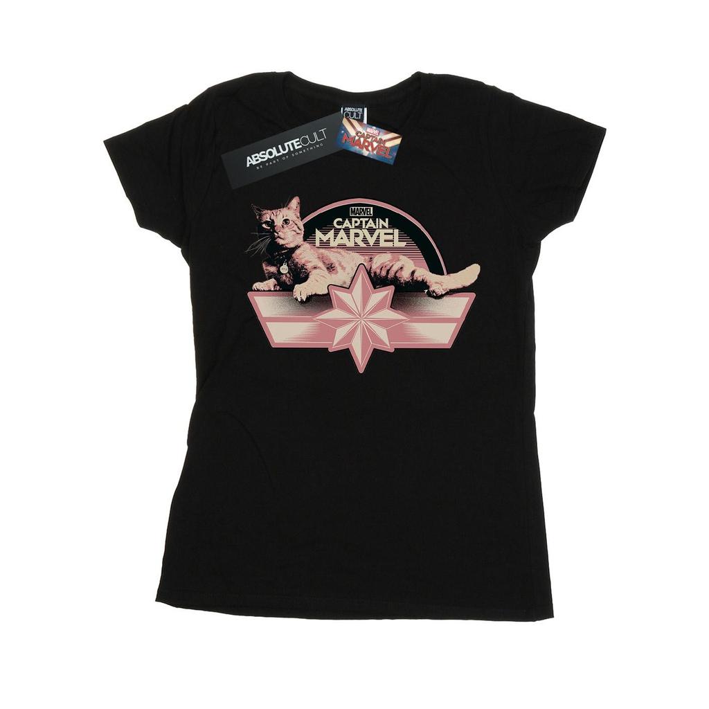 Marvel Damska koszulka bawełniana Kapitan Marvel Chillin Goose