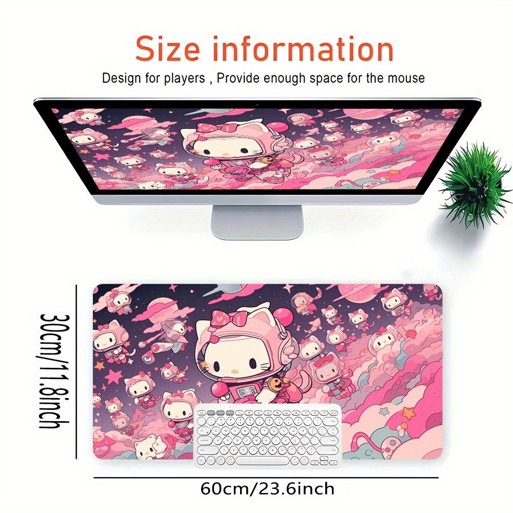 1pc Hello Kitty Astronaut SpaceComputer Pad with Vibrant Game Machine Print, Mouse Pads for Desk0515031