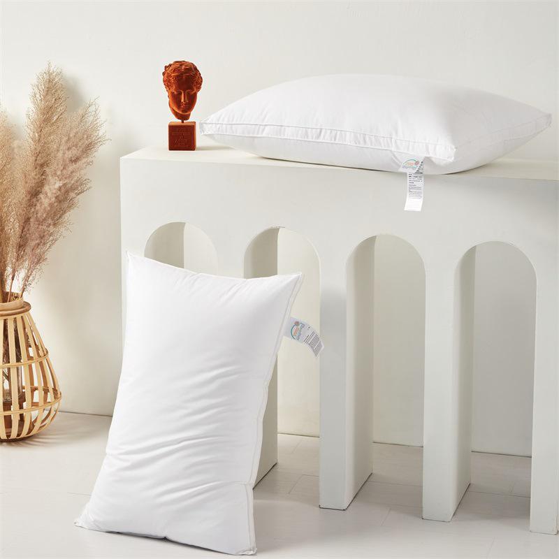 All-Cotton High-Elastic Neck Support Pillow for Hotels and Homes