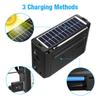 Tragbares Solarradio, Notfallradio, FM, AM, SW, Vollband, hohe Empfindlichkeit, kabelloser Bluetooth-Lautsprecher, LED-Taschenlampe, unterstützt MP3-Player