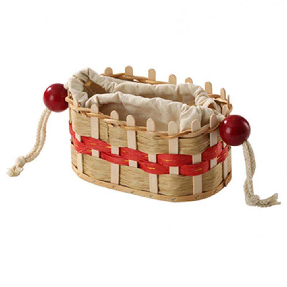 

Bohemia Desktop Weaving Basket Hand Woven Napkin Dispenser Tissue Storage Box Living Room красный